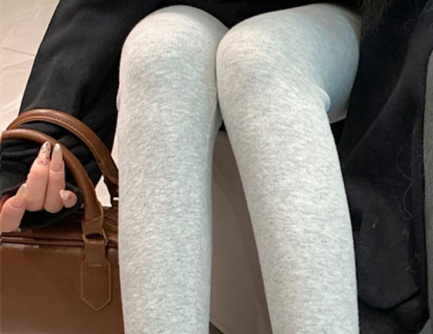 Sofaerie - Sweatshirt met ronde hals en effen fleece / effen legging