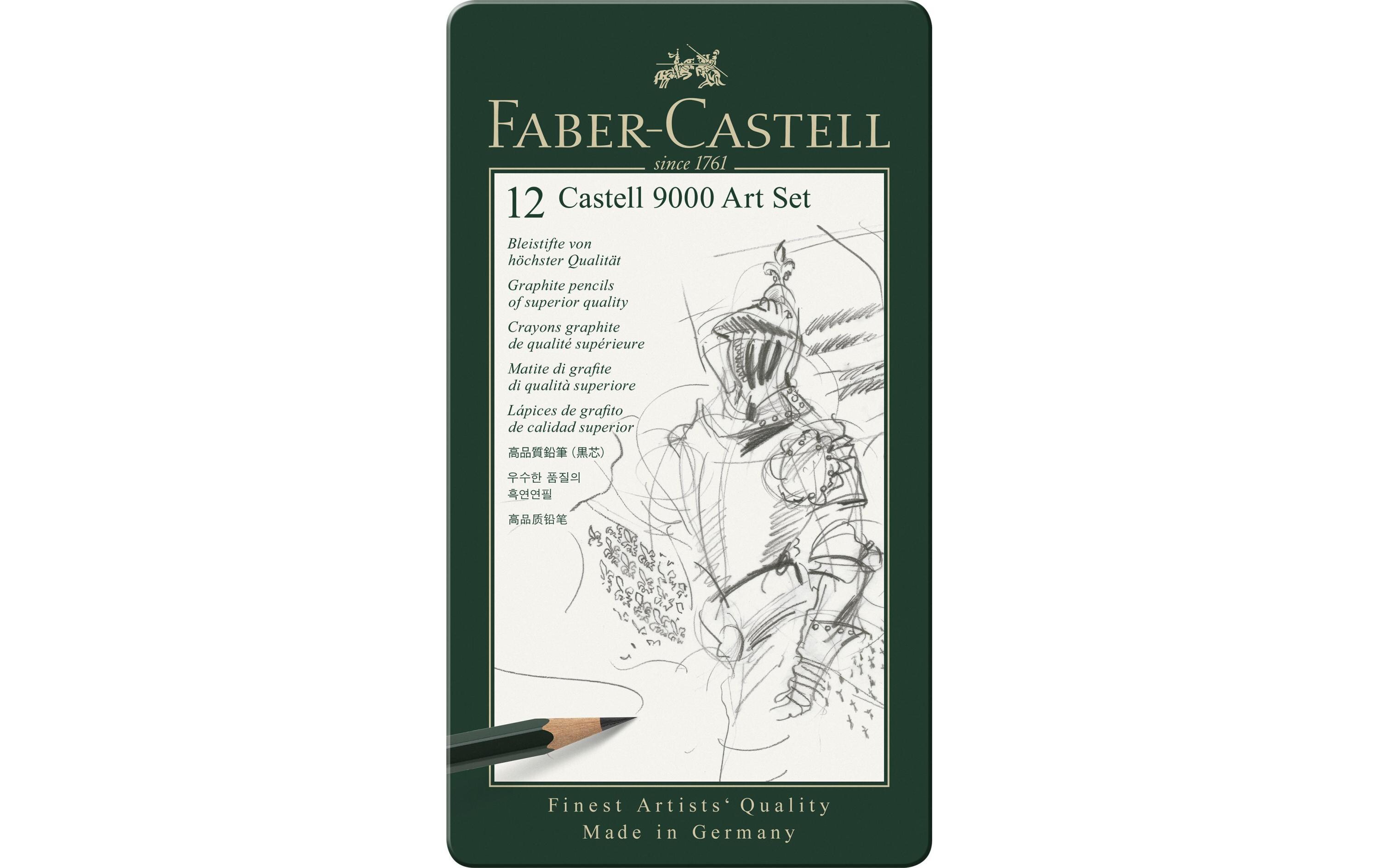 Bleistift Castell 9000 8B-2H 12 StückBleistift Set