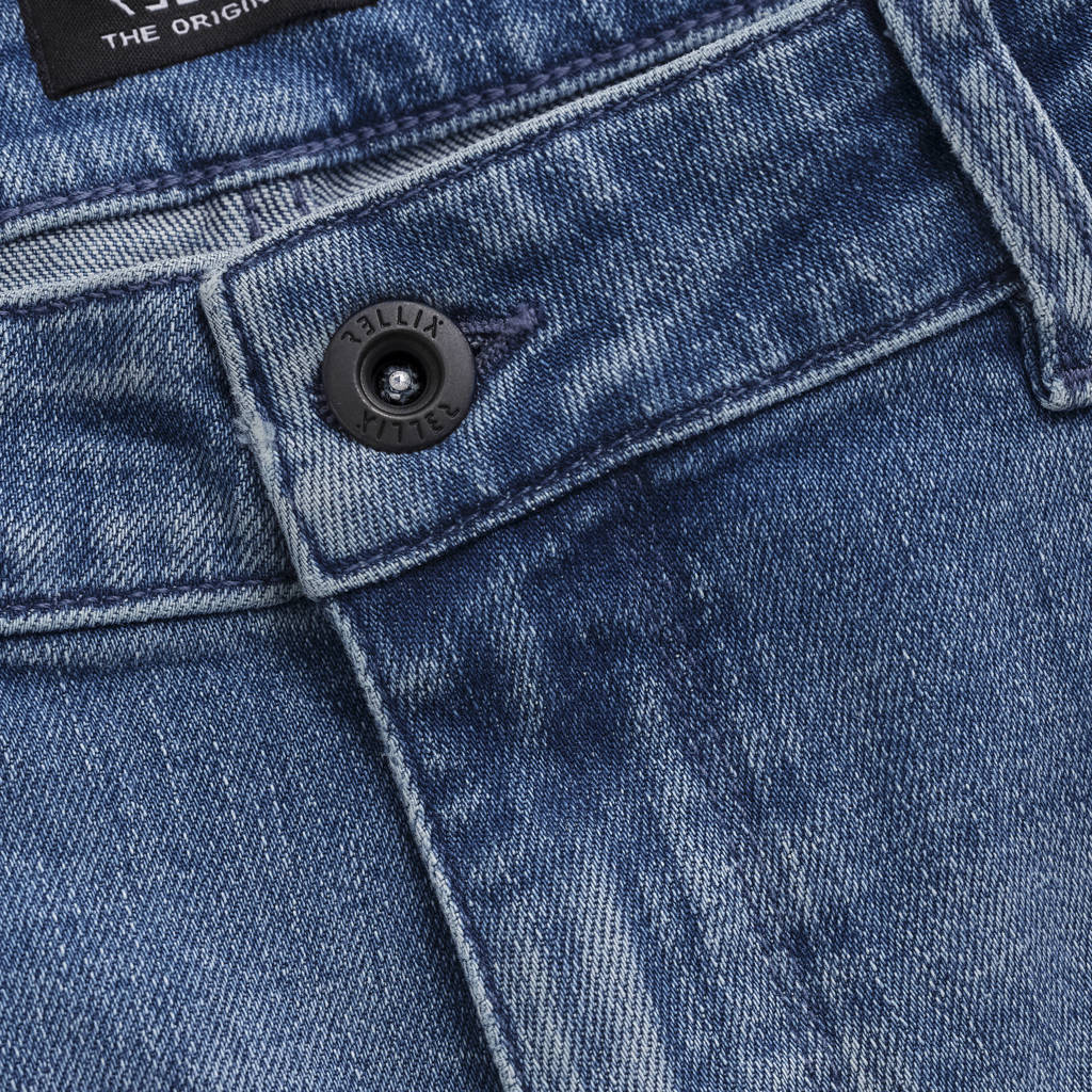 Rellix loose fit straight leg jeans medium blue denim