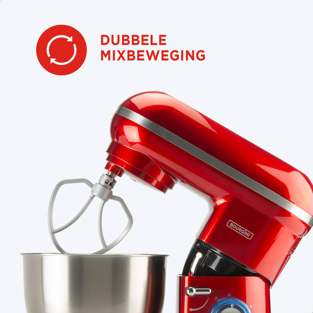 Keukenmachine - Classic kitchen Chef - Rood - Keukenmixer