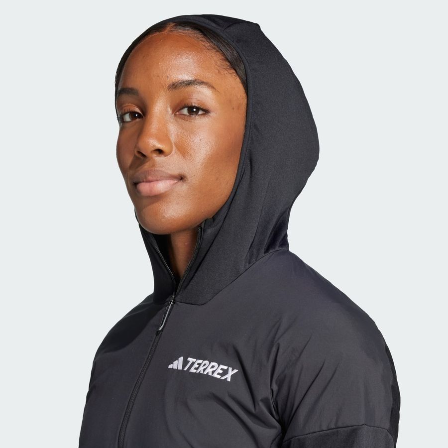 Adidas Terrex Xperior Climawarm  Wind Light Fleece Hooded Jacket