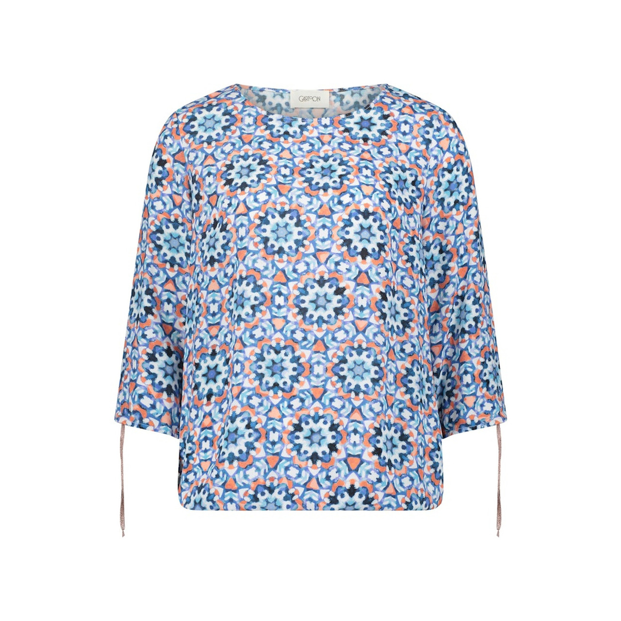 Cartoon Bluse Kurz 3/4 Arm