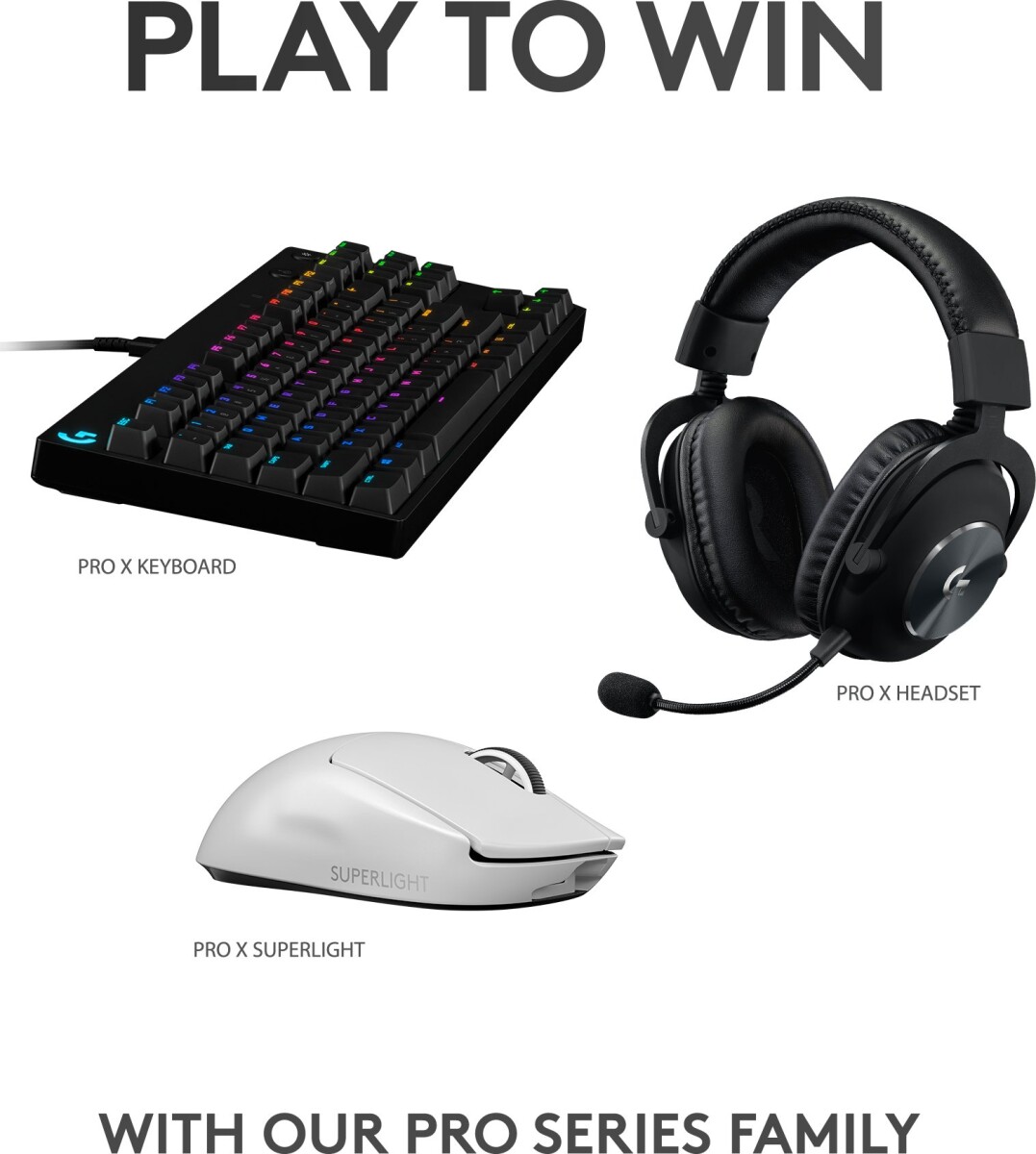 Logitech - G Pro X Superlight Trådløs Gaming Mus - Hvid