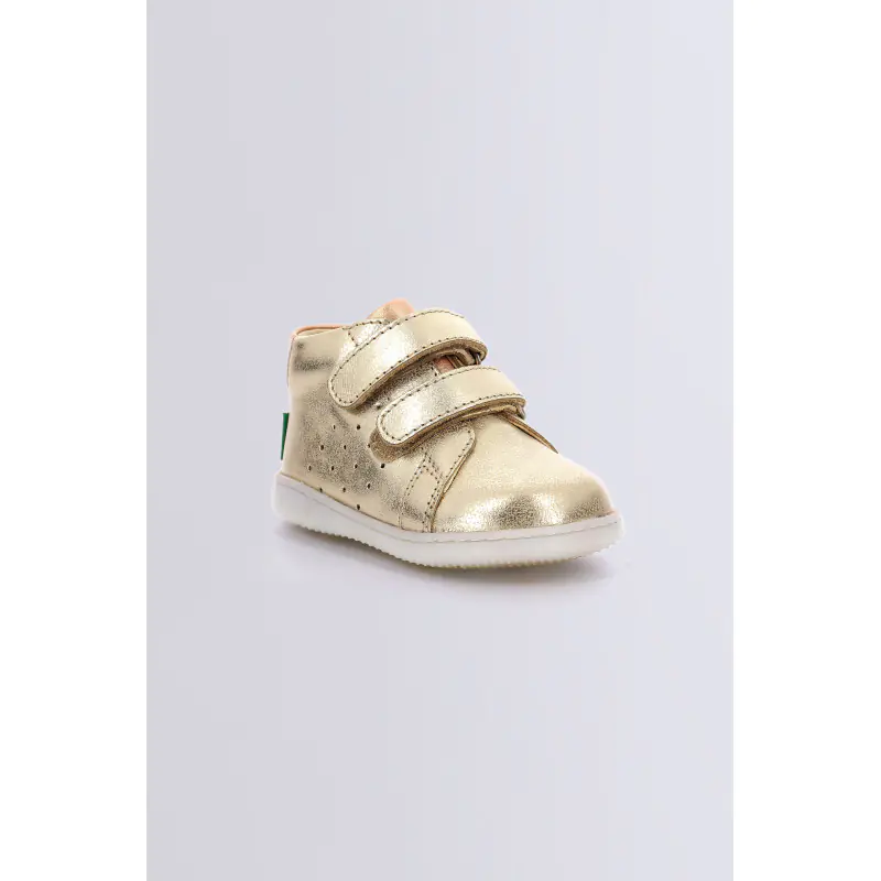 Kickbelkro Beige champagne BOTTILLONS Cuir  Fille