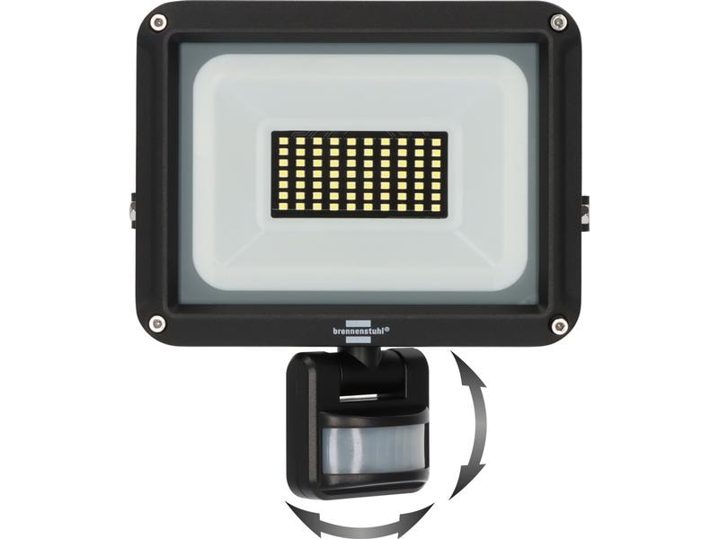 Brennenstuhl Scheinwerfer LED JARO 4060 P 30 W LED Strahler mit Bewegungsmelder