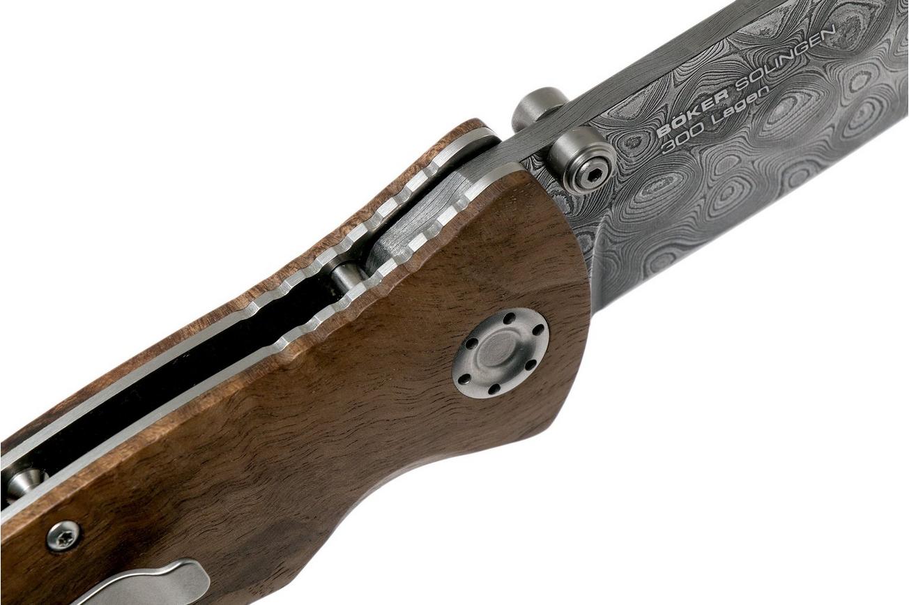 Böker Tirpitz Damast Wood Limited Edition 110192DAM zakmes