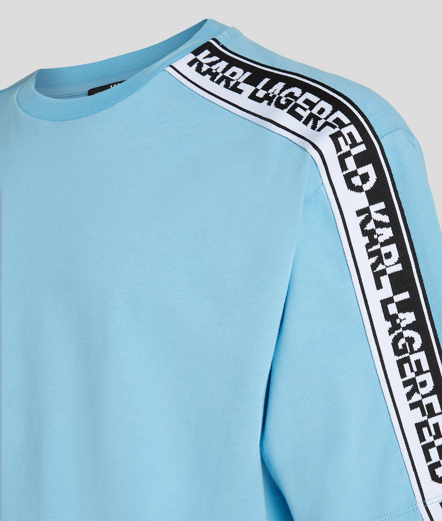 T-SHIRT AVEC GALON À LOGO KARL