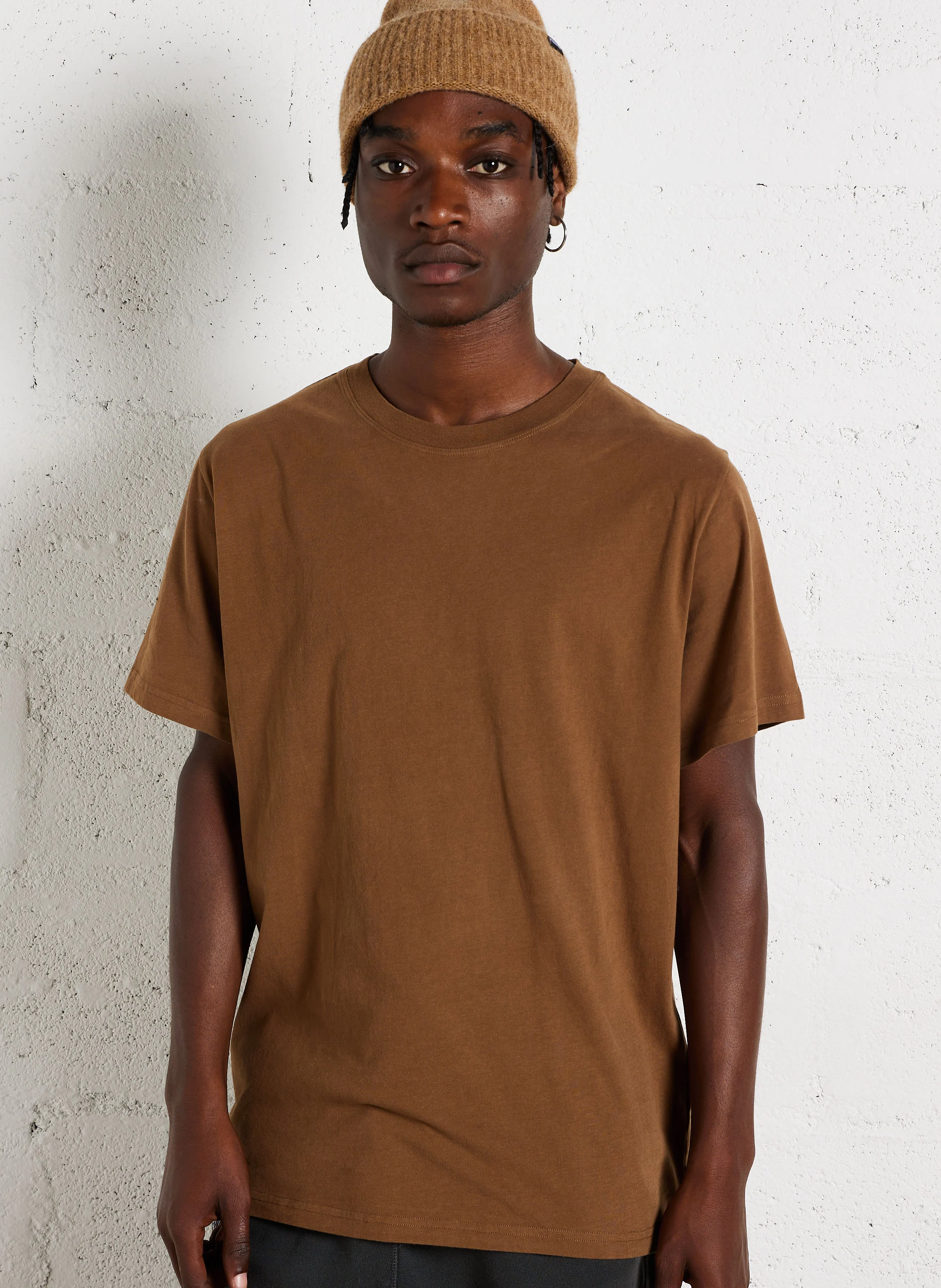 VUPAVILLE - Tee-shirt à col rond en coton | Marron