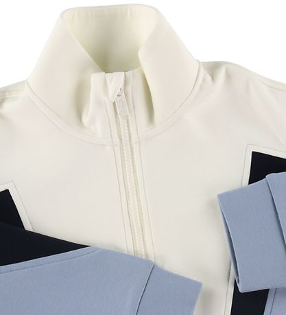 Emporio Armani Cardigan - Offwhite/Bl?