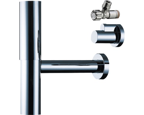 hansgrohe Sifonset Flowstar met 2 hoekstopkranen en schuifjes 52120000