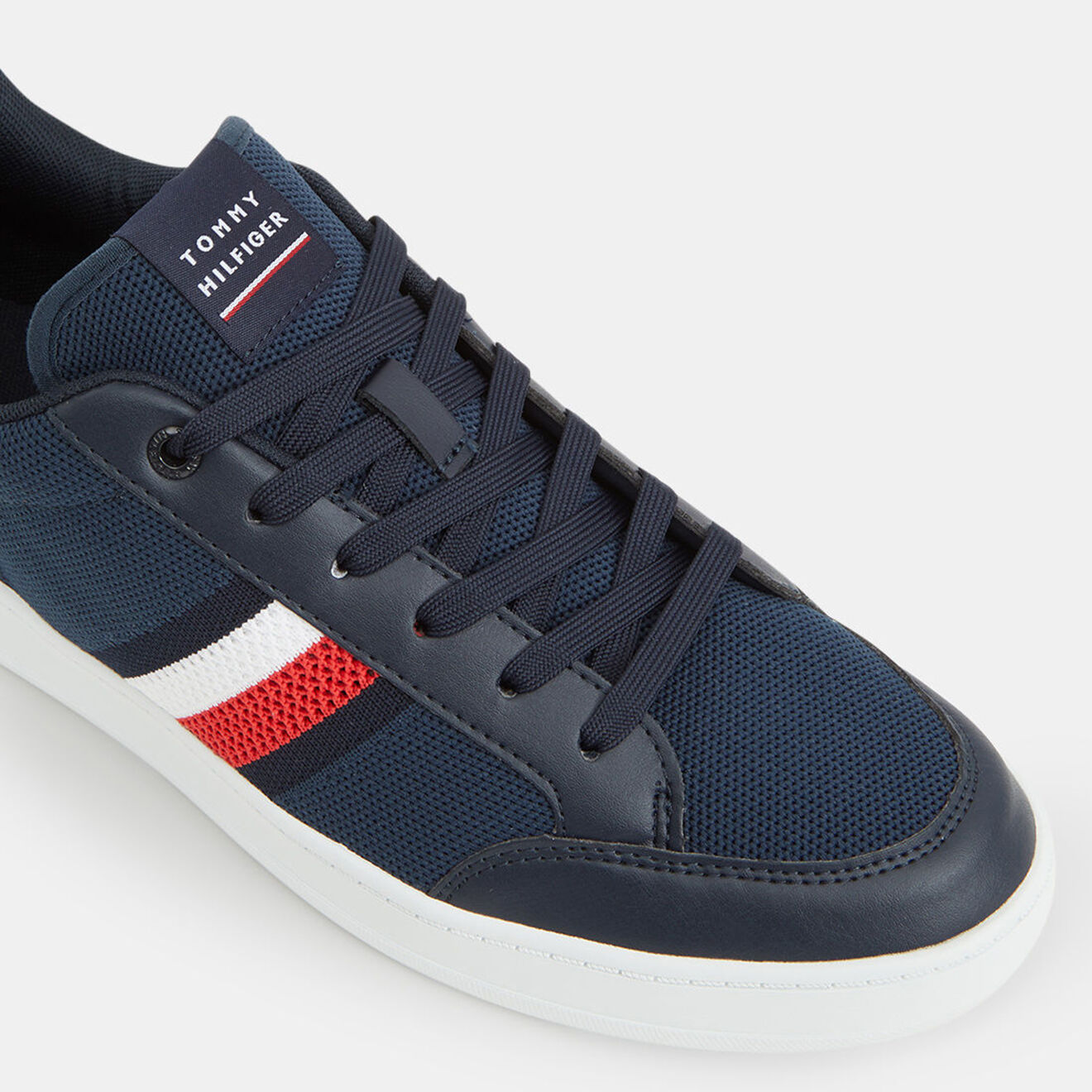Tommy Hilfiger Tennis Retro Cupsole Knit bleu marine