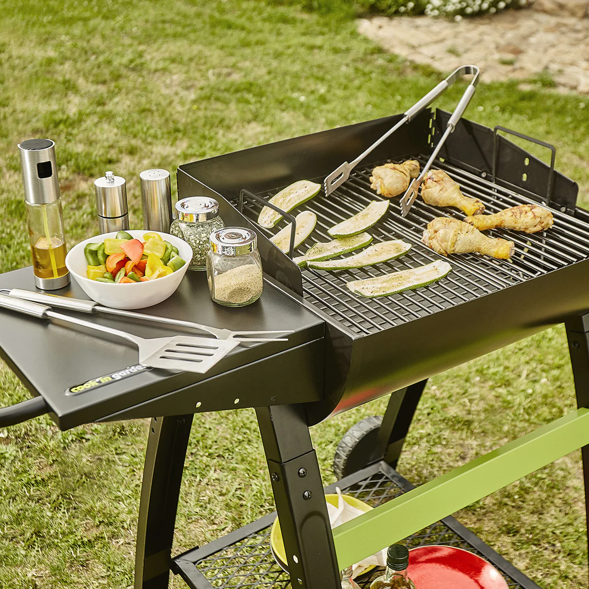 Barbecue au charbon de bois TONINO 50 Cook'in Garden