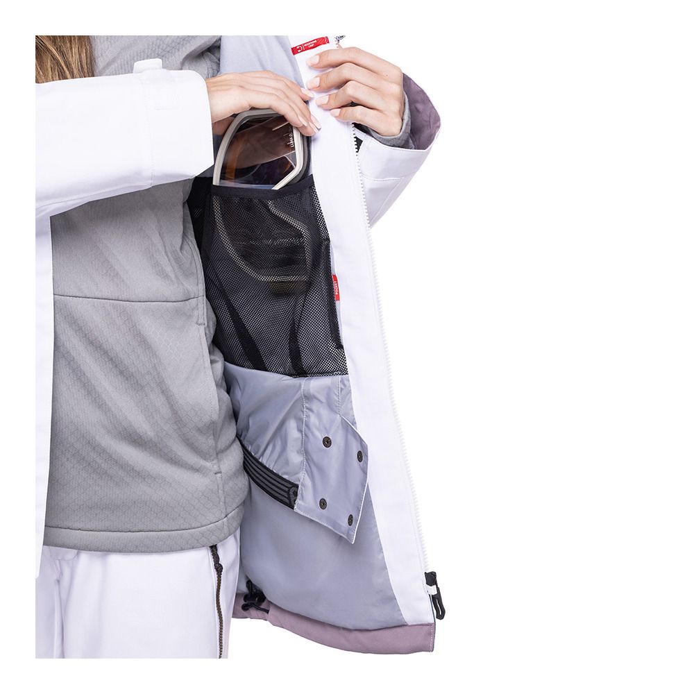 686 DREAM - Veste ski Femme white dusty mtn sunset