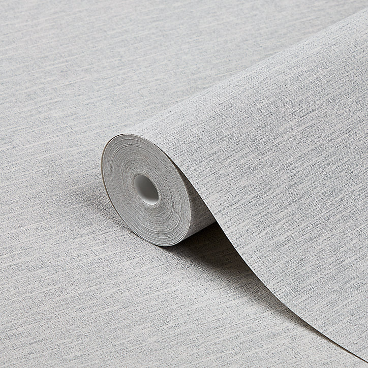 Papier peint vinyle sur intissé GoodHome Arceau gris