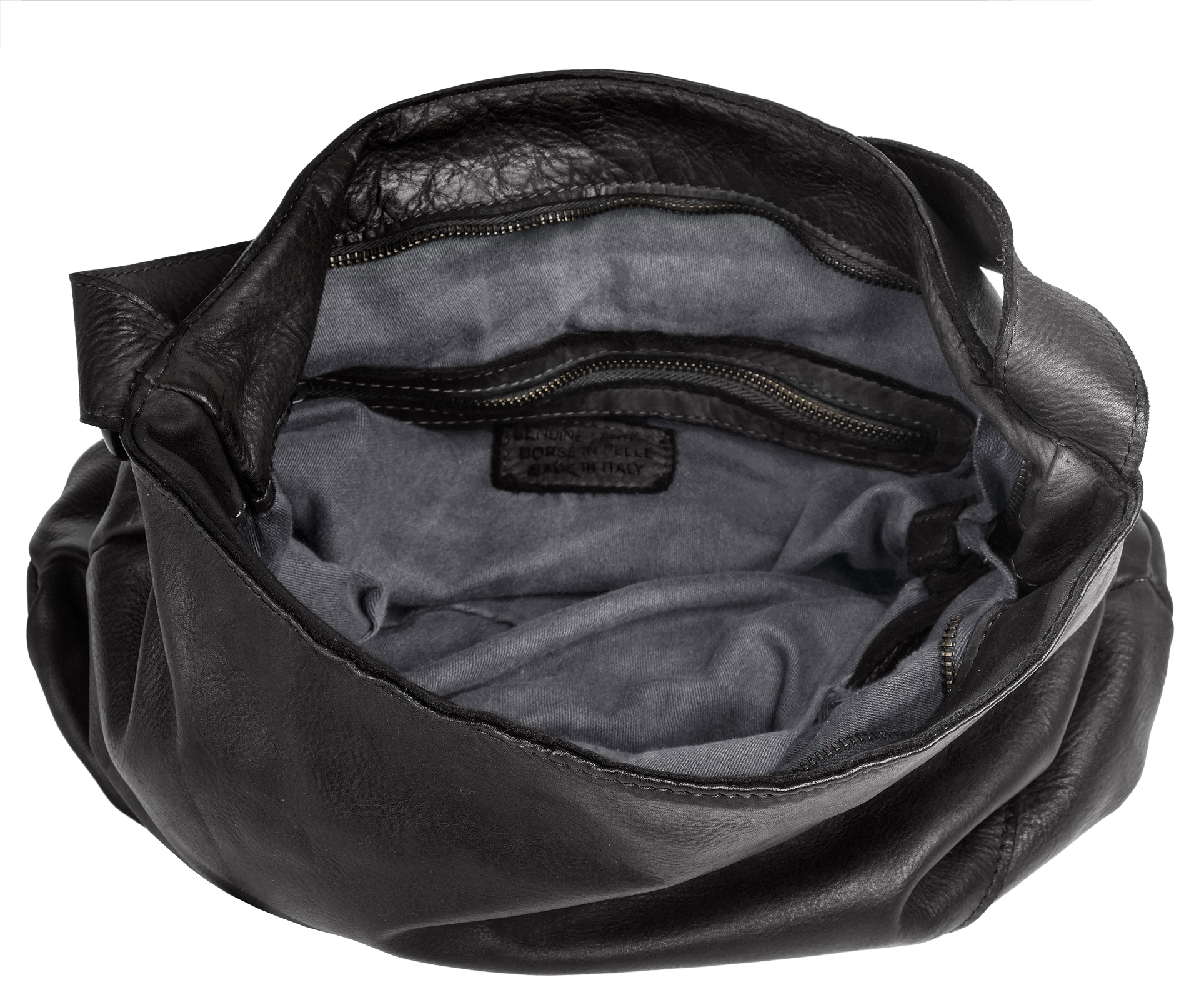 forty° Shopper echt Leder, Made in Italy