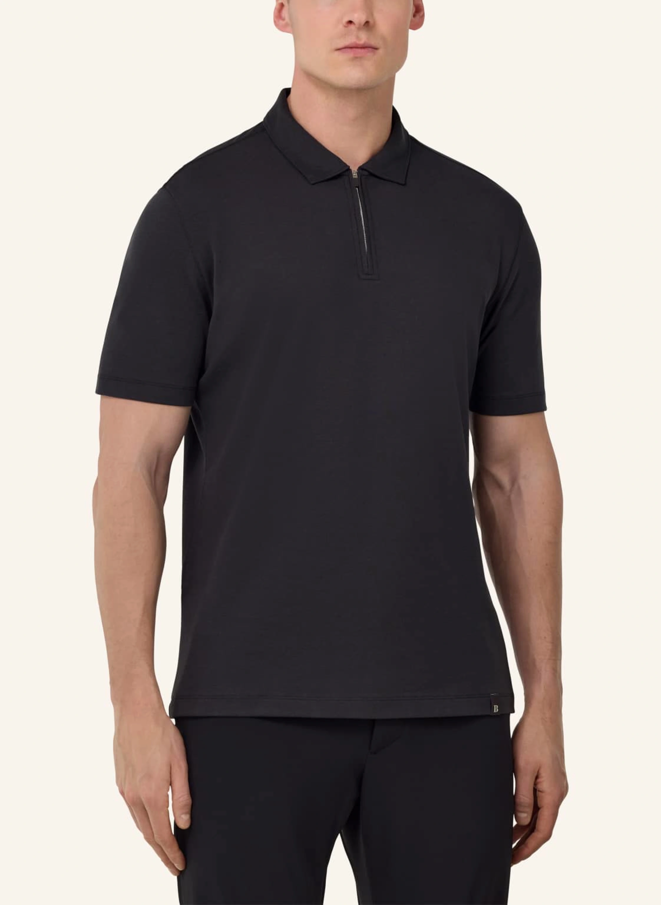 BOGGI MILANO Piqué-Poloshirt