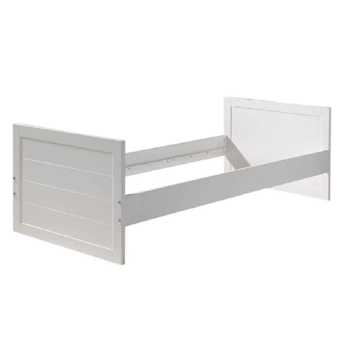 VIPACK ERIK Lit bébé Blanc Bois