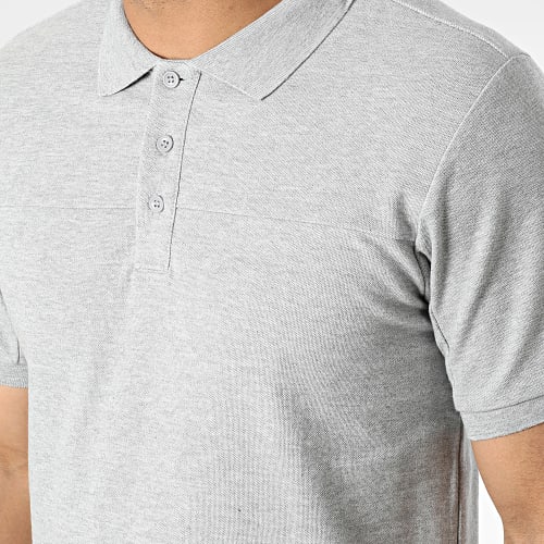 Polo Manches Courtes XP140 Gris Chiné
