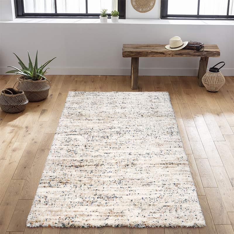 Tapis shaggy nuances de gris 'Legs'