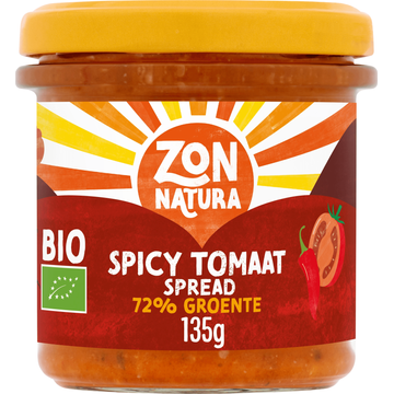 Zonnatura Spread Spicy Tomaat 135 g