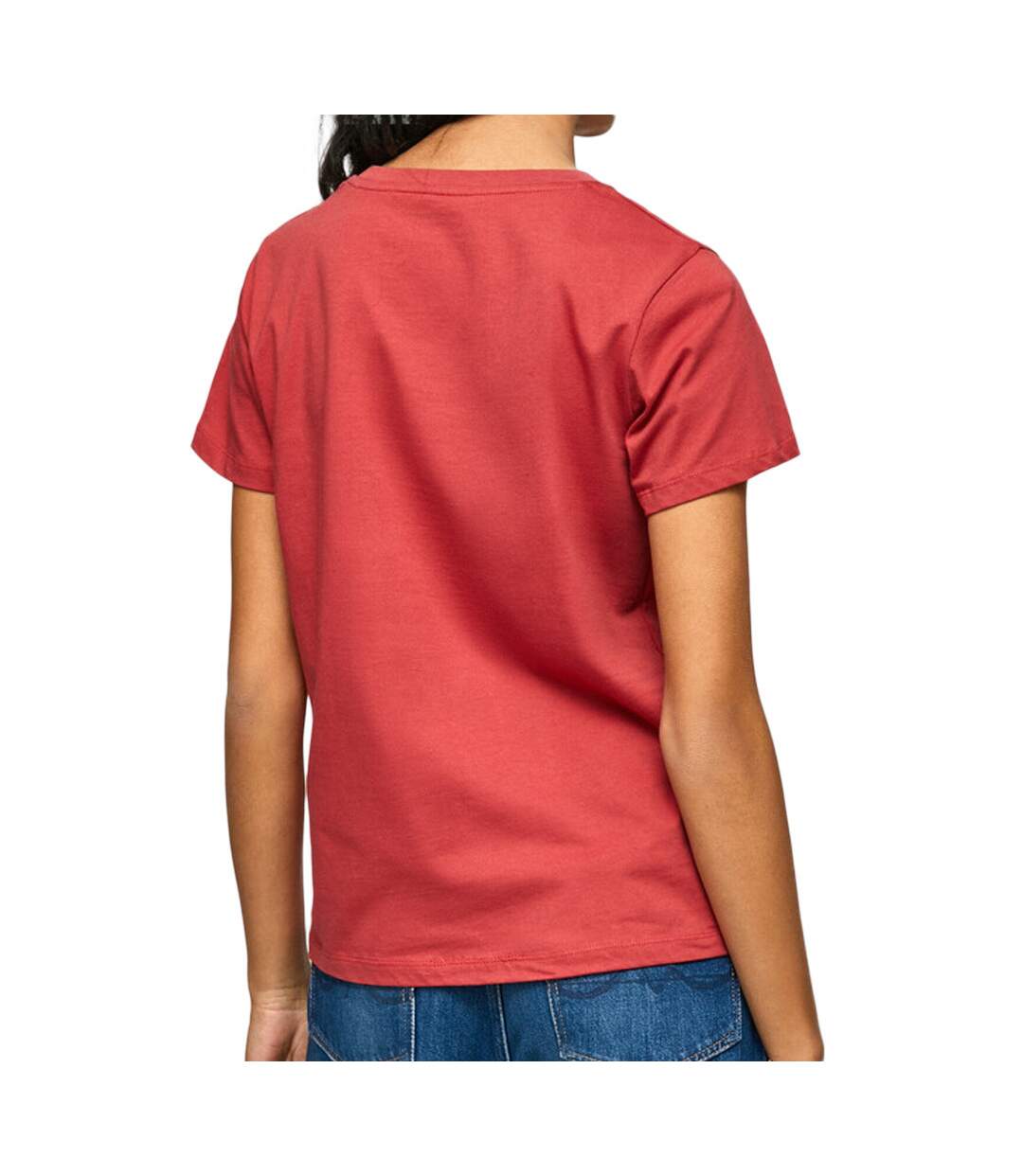 T-shirt Rouge Femme Pepe jeans Wendy
