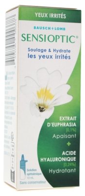 Sensioptic Soulage & Hydrate les Yeux Irrités 10 ml