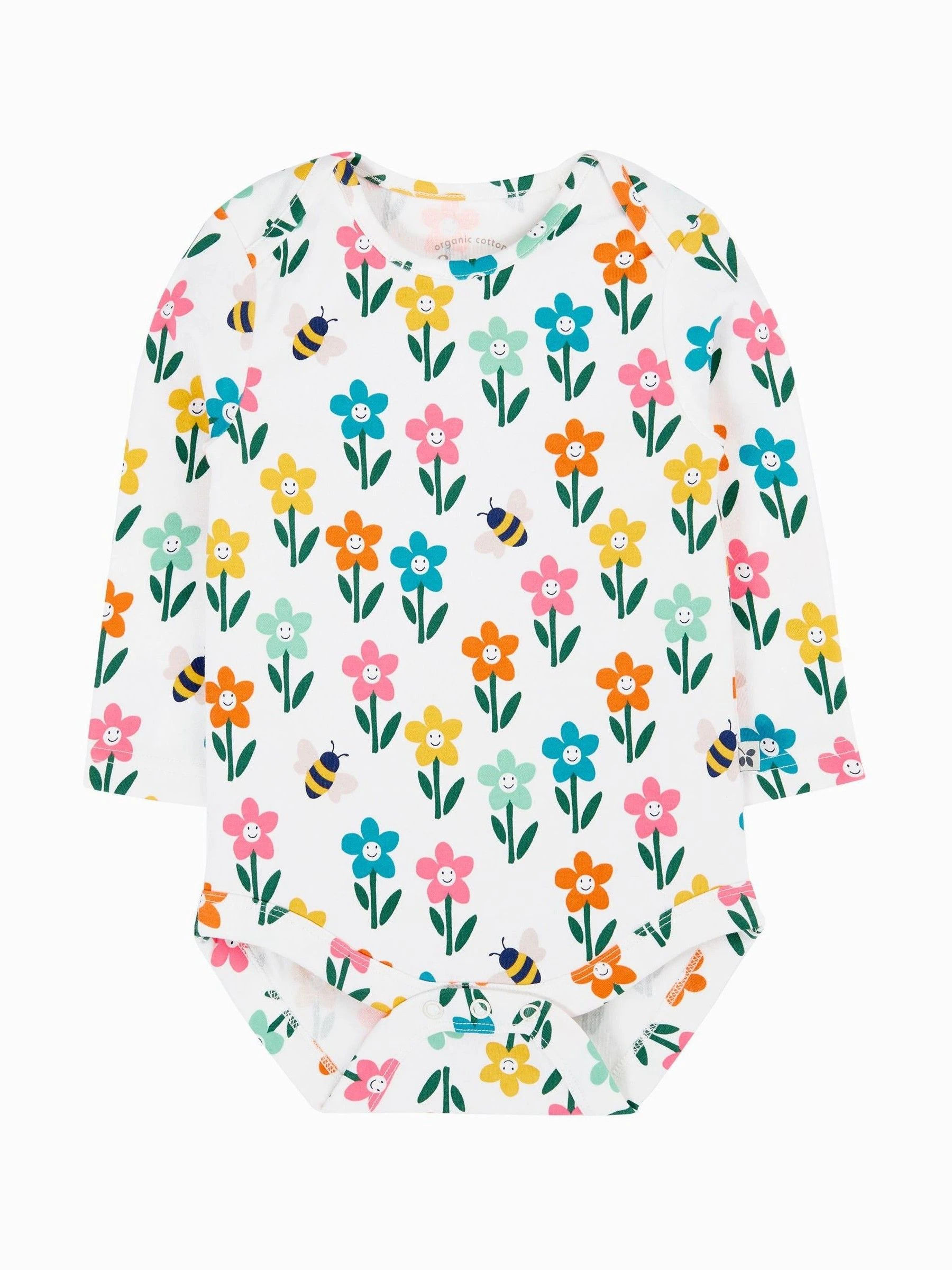 Wit - Frugi Super Special witte rompertjes 2 stuks