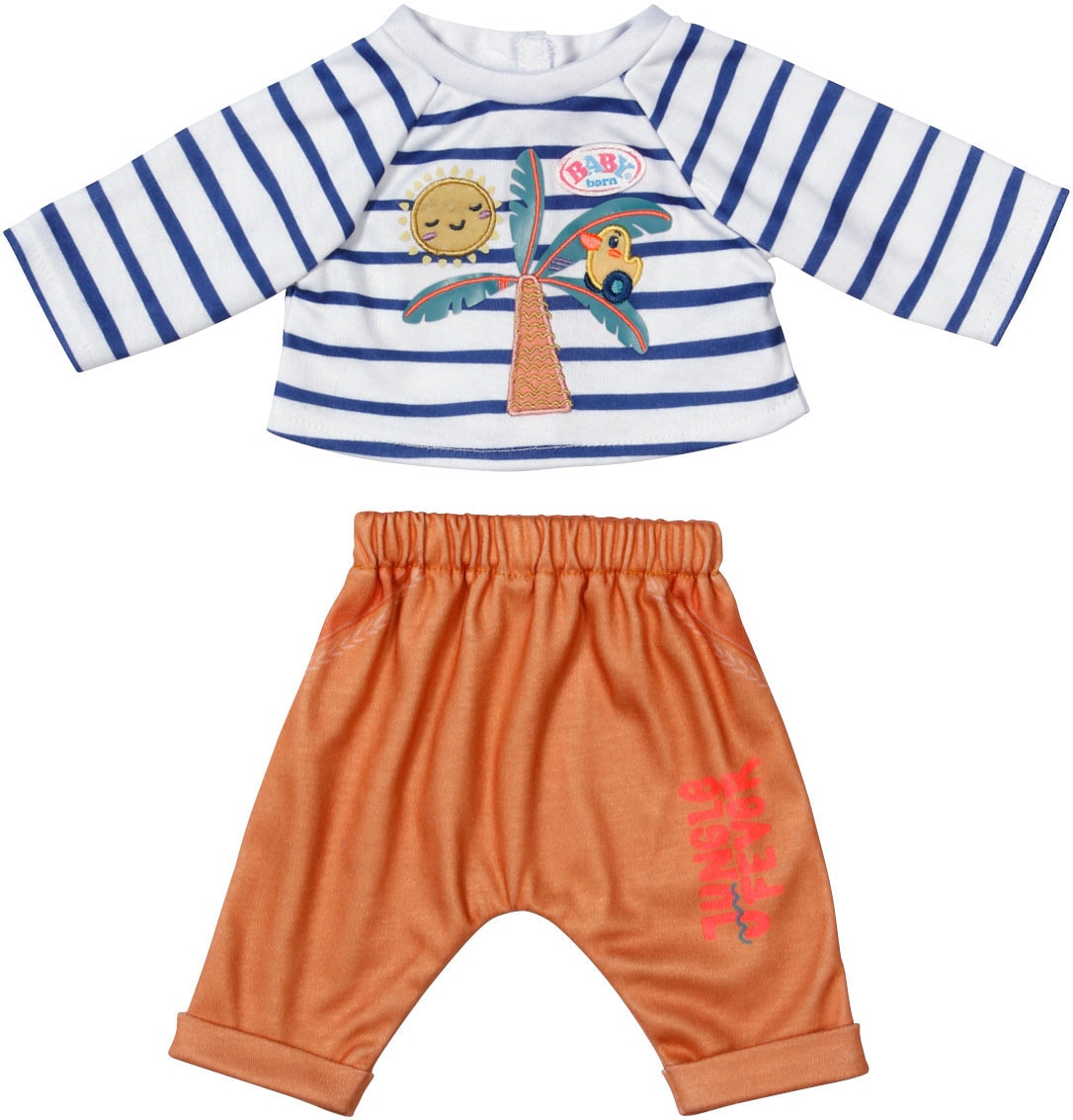 Baby Born Puppenkleidung »Outfit Palmen, 43 cm« mit Kleiderbügel