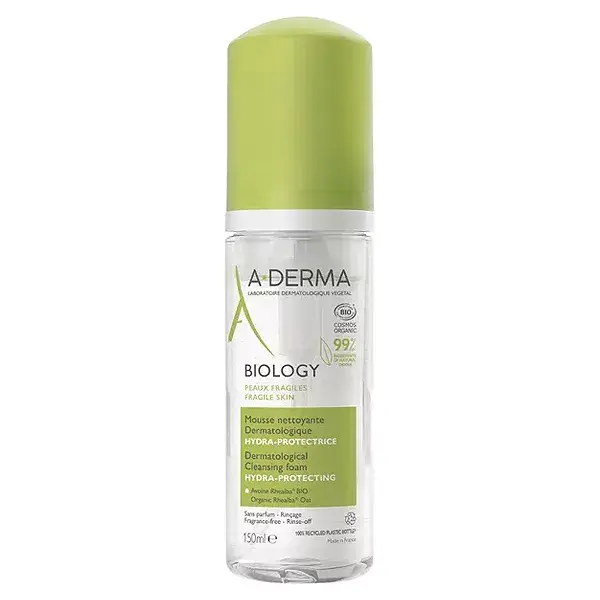 Espuma de Limpeza Dermatológica A-Derma Biology 150ml