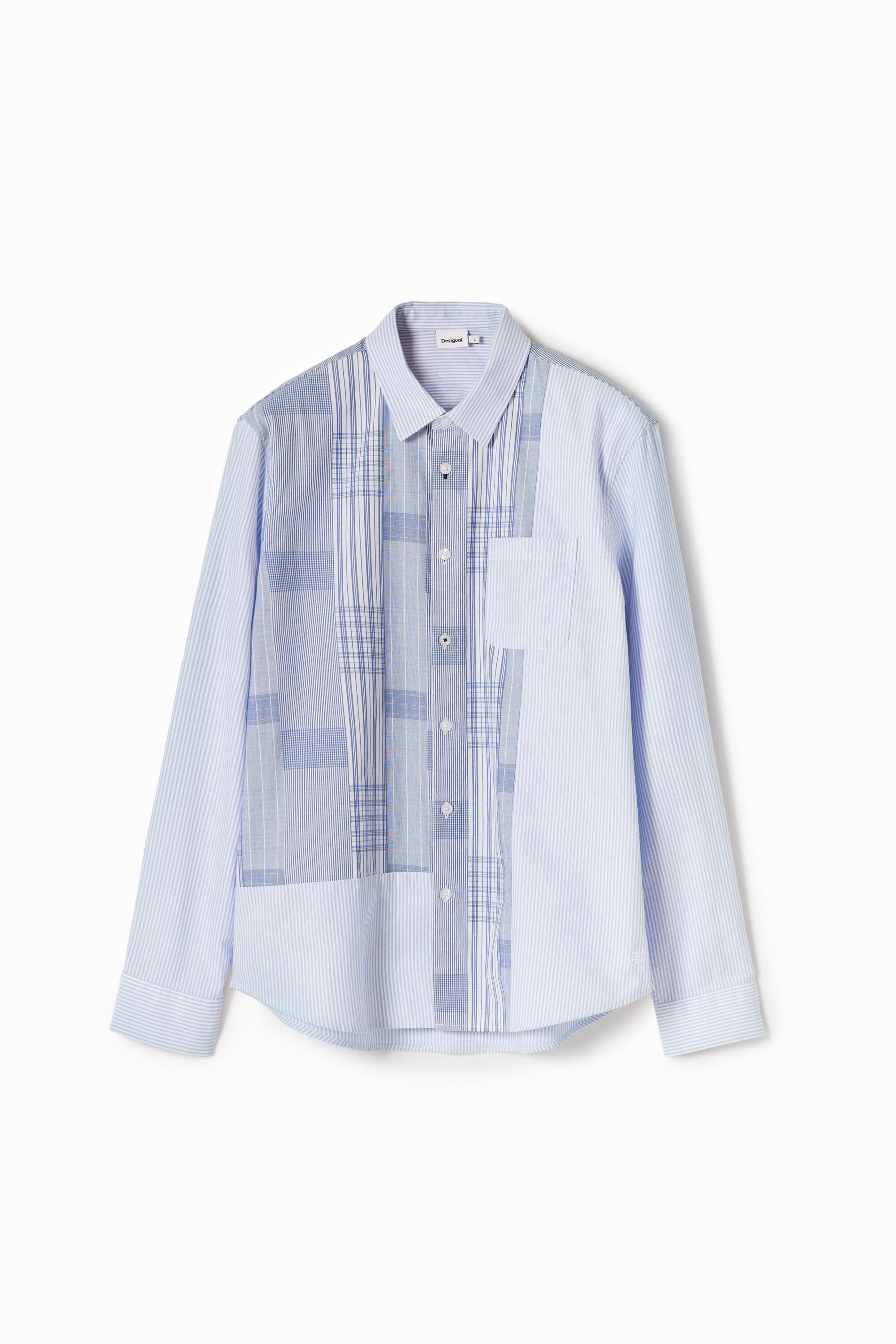 Chemise patchwork carreaux