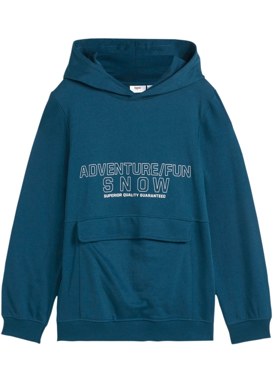 Sweat-shirt à capuche fille en coton