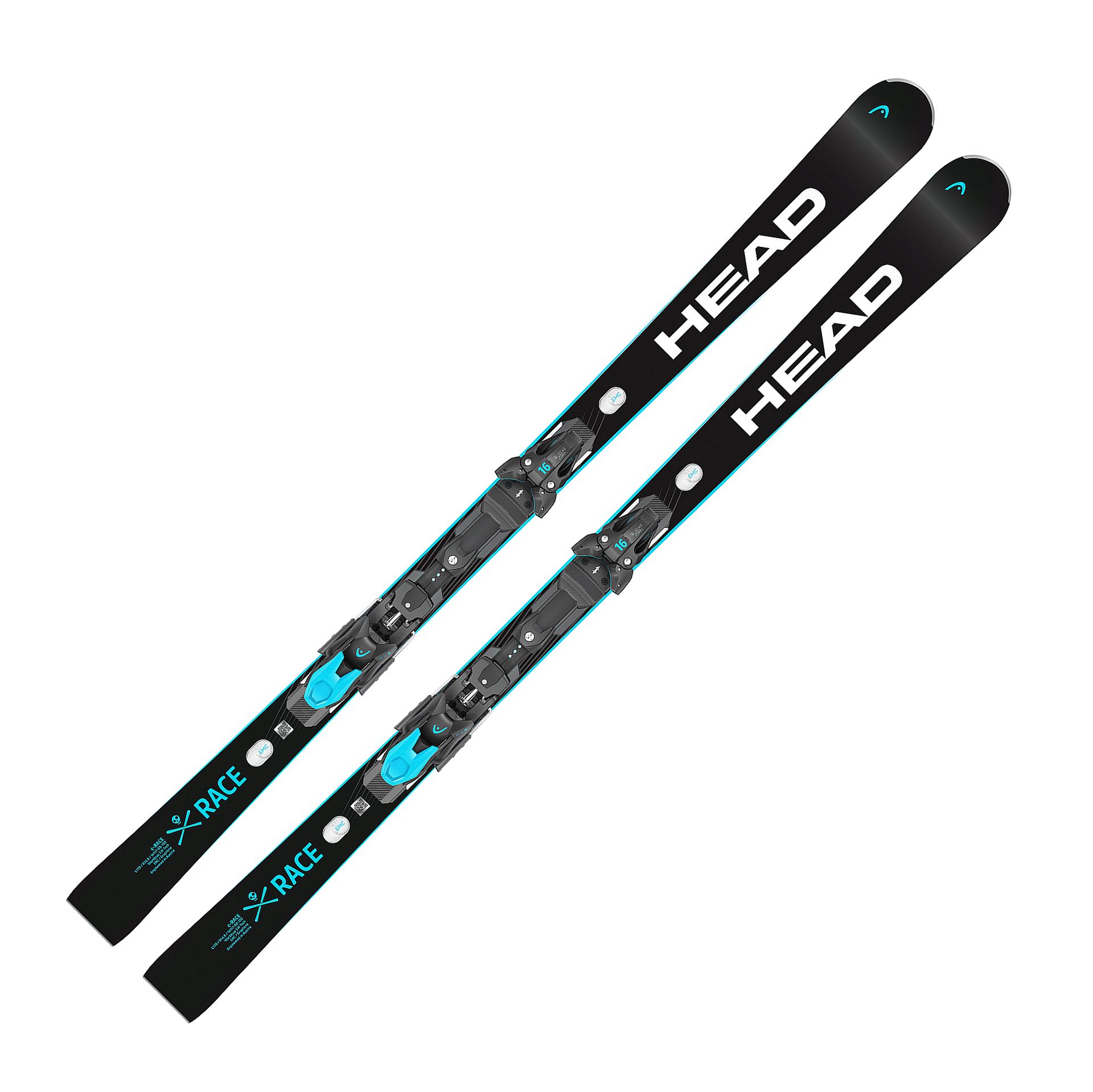 Head Worldcup Rebels e-Race 2024/25 - 165 Head FREEFLEX ST 16 black/blue (DIN 5-16)