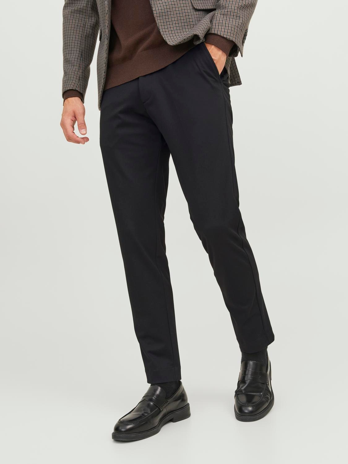 Jack & Jones Chinohose »JPSTMARCO – Chinohose mit mittlerer Taille, Slim Fit, bequem«  unifarben, modisch, slim fit, Web