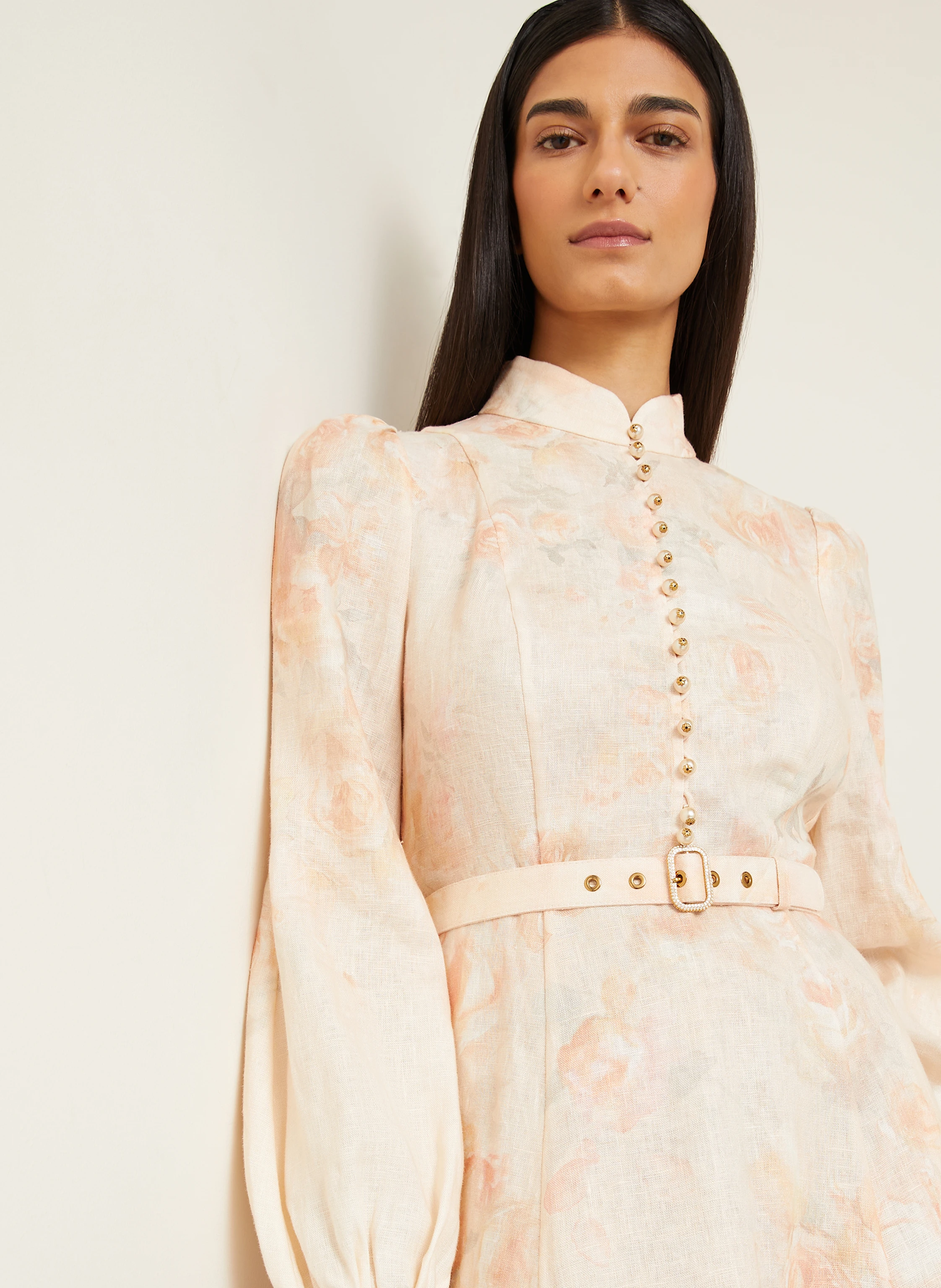 ZIMMERMANN Leinenkleid CRUSH