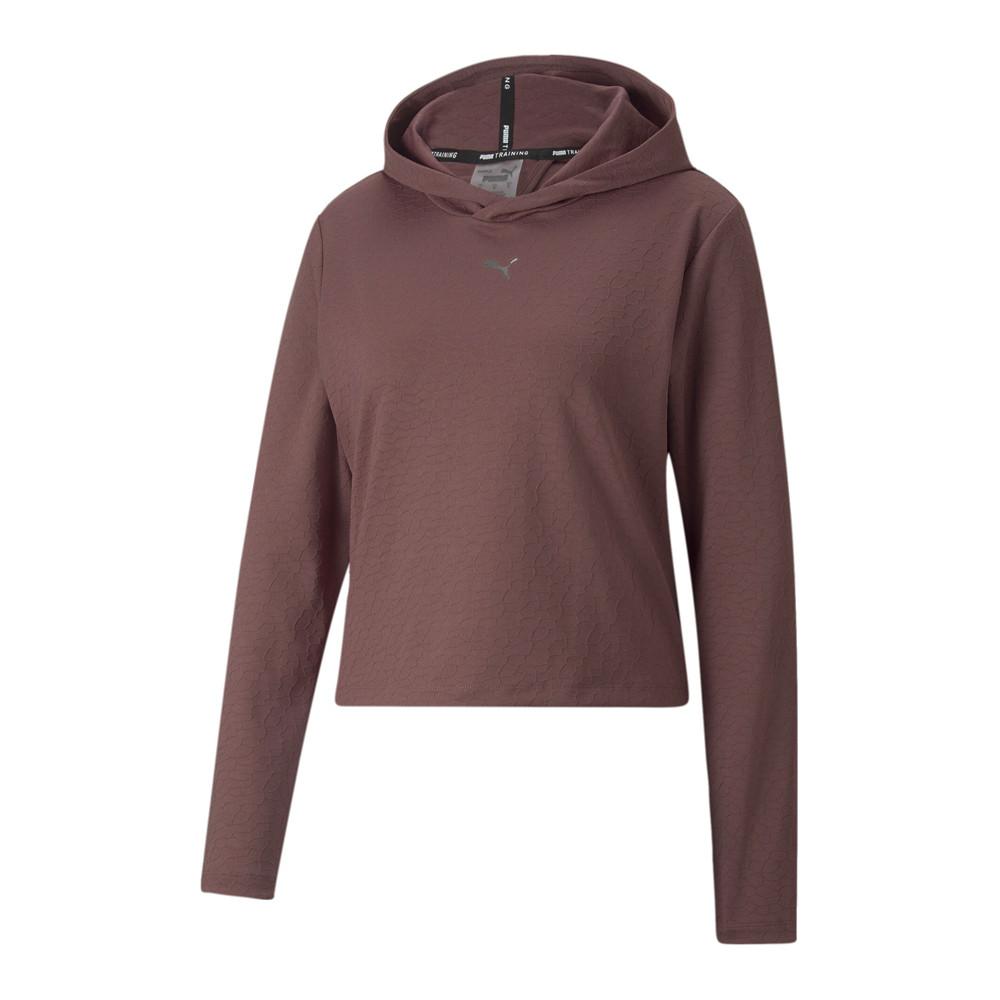 Puma Sweat à capuche Prune Femme Puma Reg Length