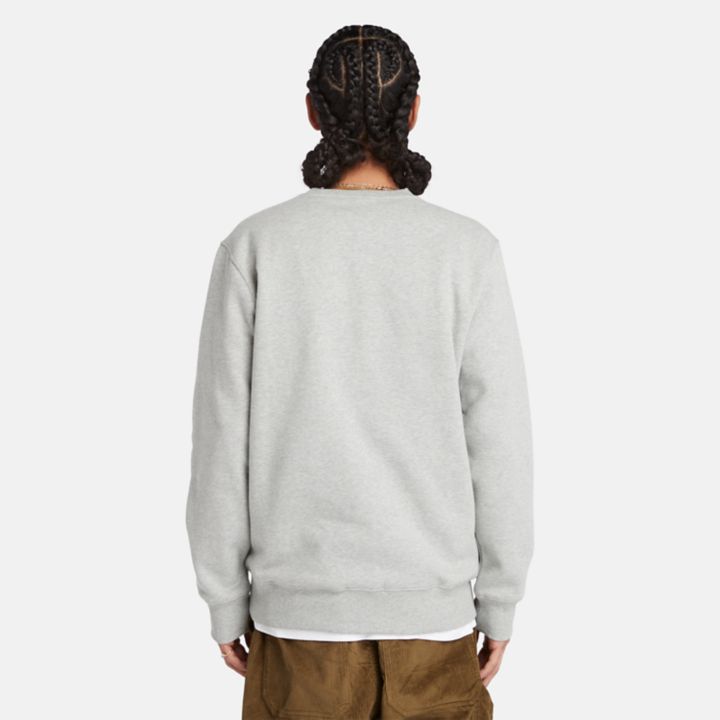 Moletom masculino Elevated Brand Carrier Crew na cor cinza