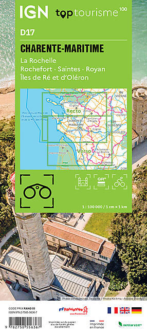 IGN - CHARENTE-MARITIME D17 TOP TOURISME 100 IGN