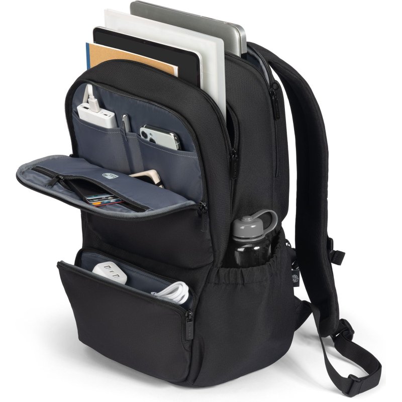 DICOTA D32116-RPET sac à dos Sac à dos normal Noir Polyester, Polyéthylène téréphtalate recyclé (rPET)