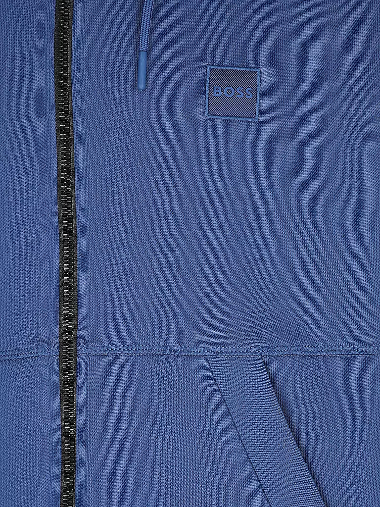 BOSS Sweatjacke ZETALKY blau