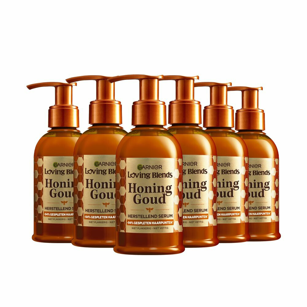 6x Garnier Loving Blends Honing Goud Haarsserum115 ml