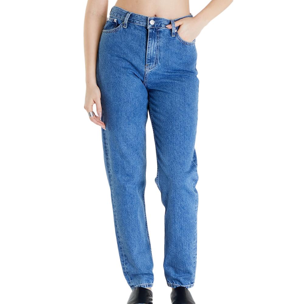 Calvin Klein Jeans Jeans Mom Bleu Femme Calvin Klein Jeans J20J222766