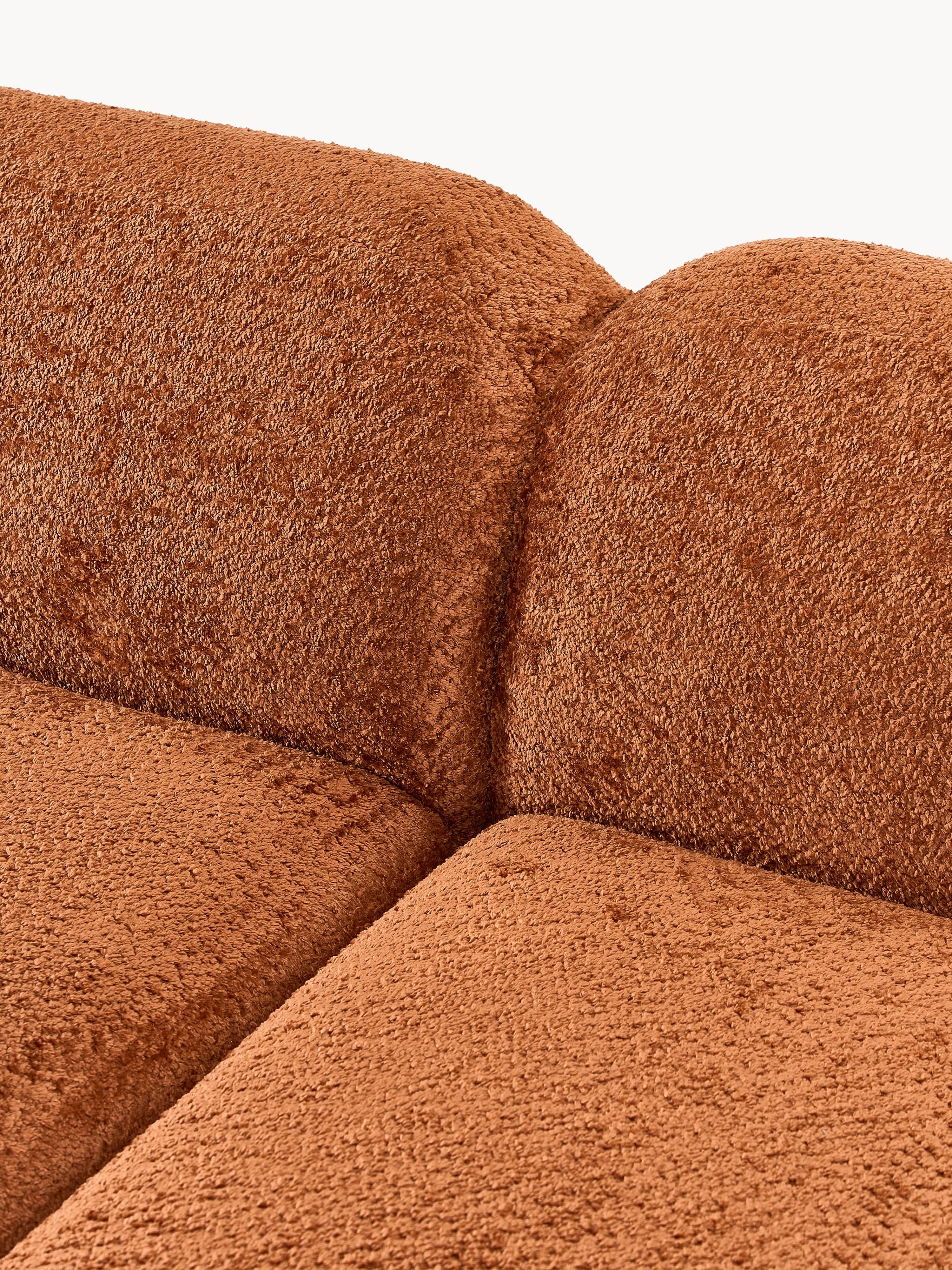 Modulaire bank Wolke (3-zits) van teddy-bouclé