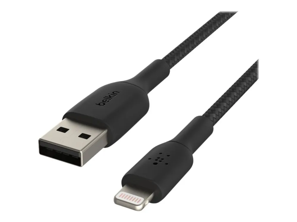 Belkin BoostCharge - Lightning-kabel - Lightning han til USB han - 1 m - sort