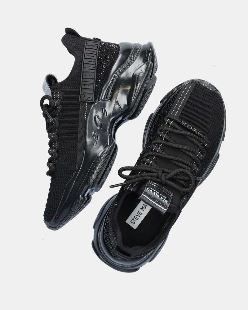 Steve Madden Maxilla Dad Sneakers  - zwart