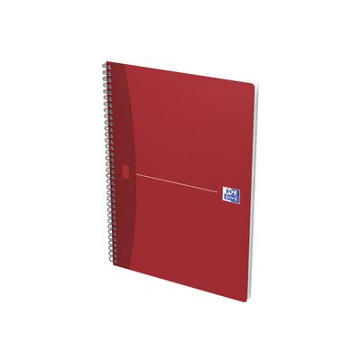 Oxford Office Essentials - Cahier à spirale A4 (21x29,7 cm) - 180 pages - grands carreaux (Seyes) - disponible dans différentes couleurs