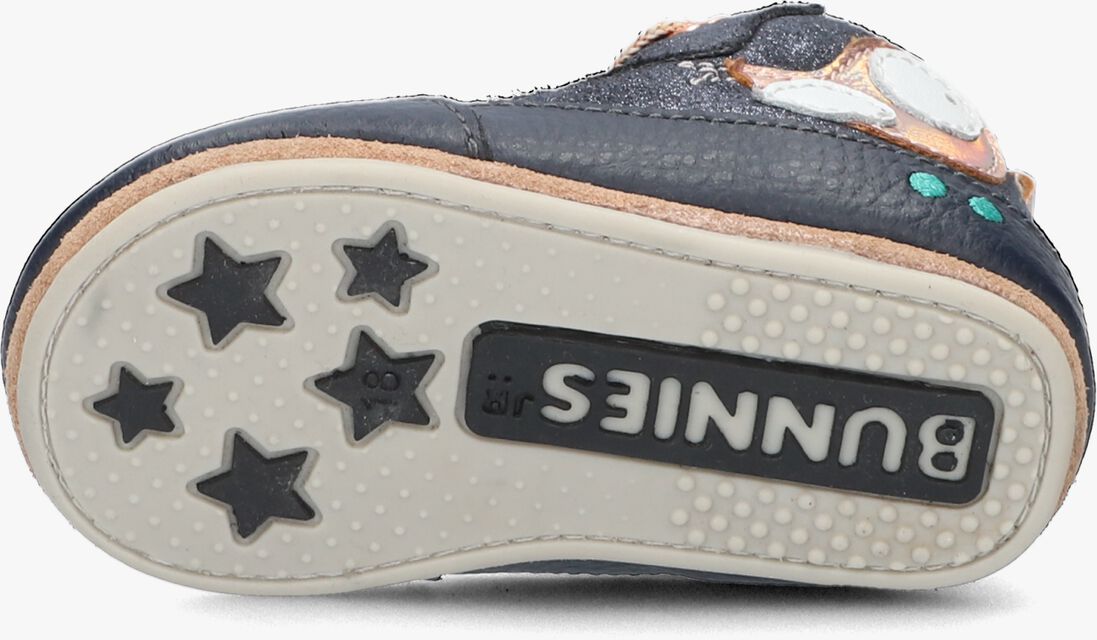 BUNNIESJR blauwe bunniesjr babyschoenen zusje zacht