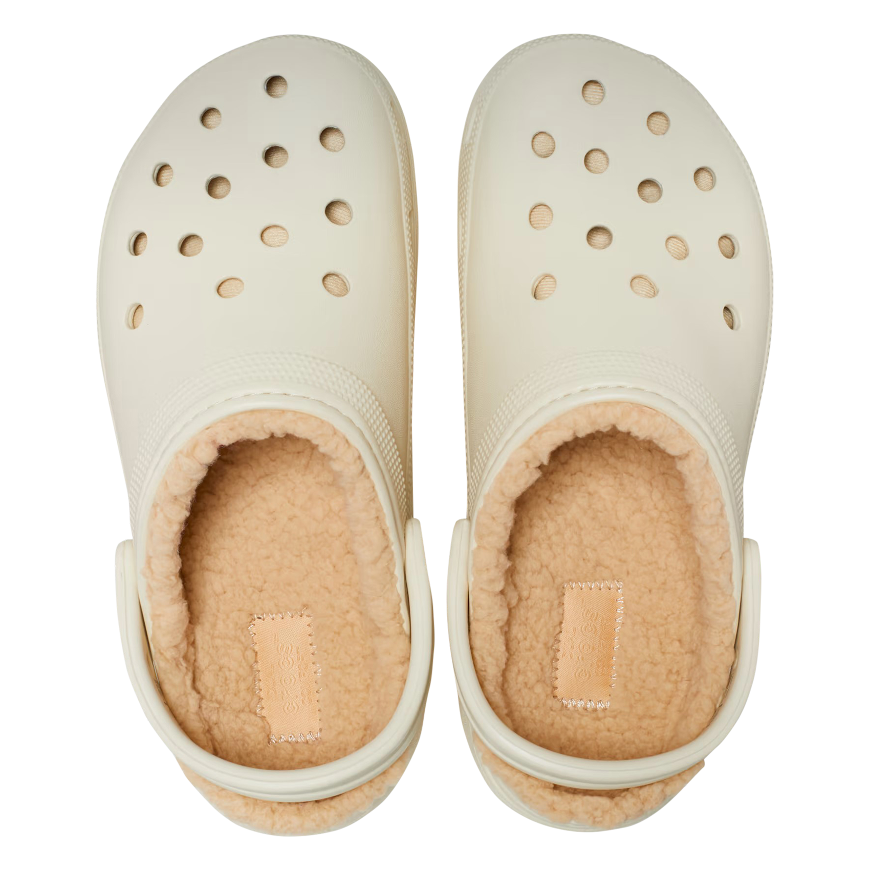 CLASSIC PLATFORM LINED CLOG W - Sabots compensés fourrés | Beige