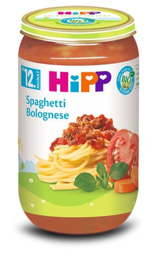 HiPP Spaghetti Bolognese ab 12. Monat