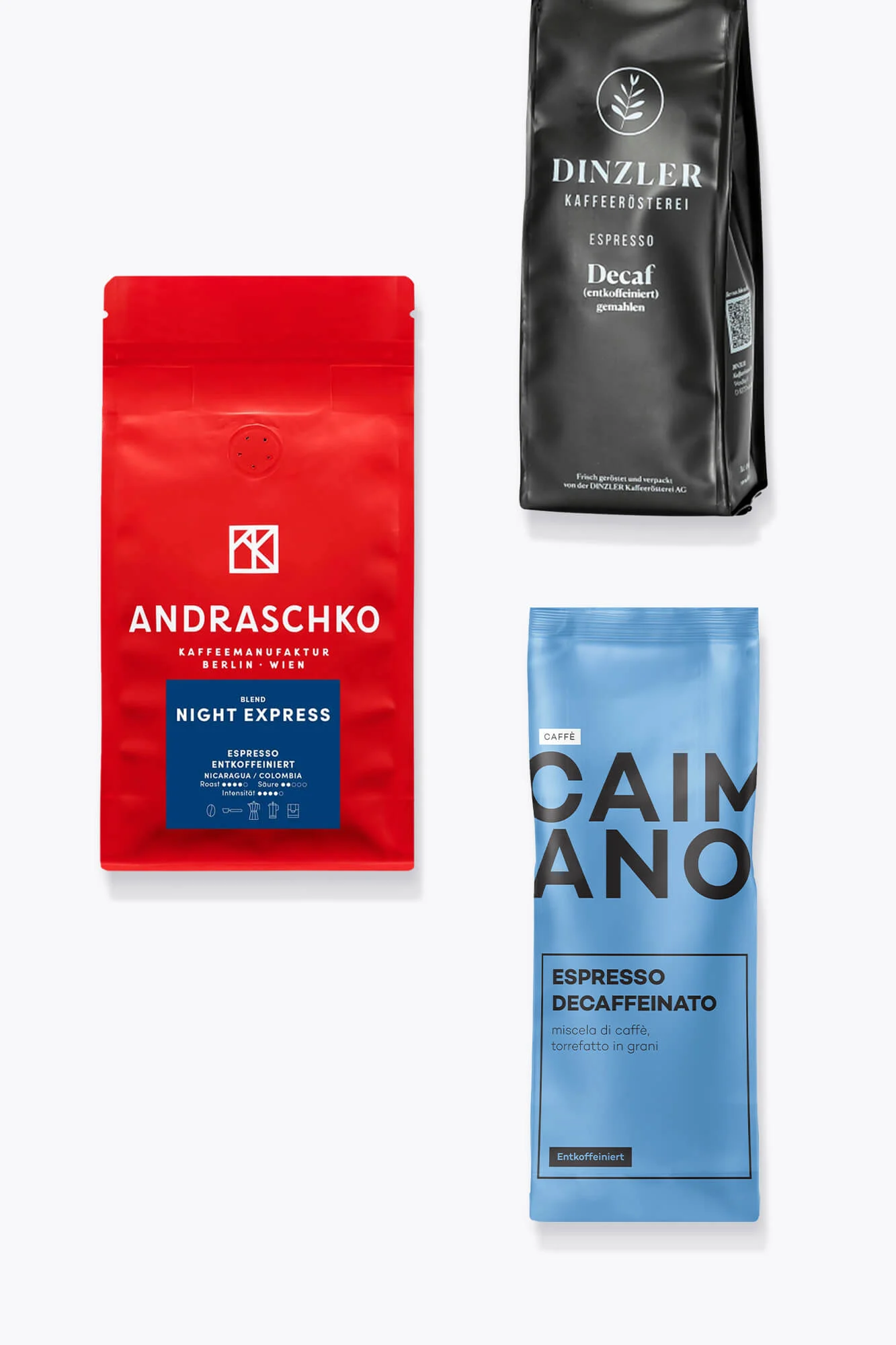 Entkoffeinierter Espresso - Probierpaket 750g