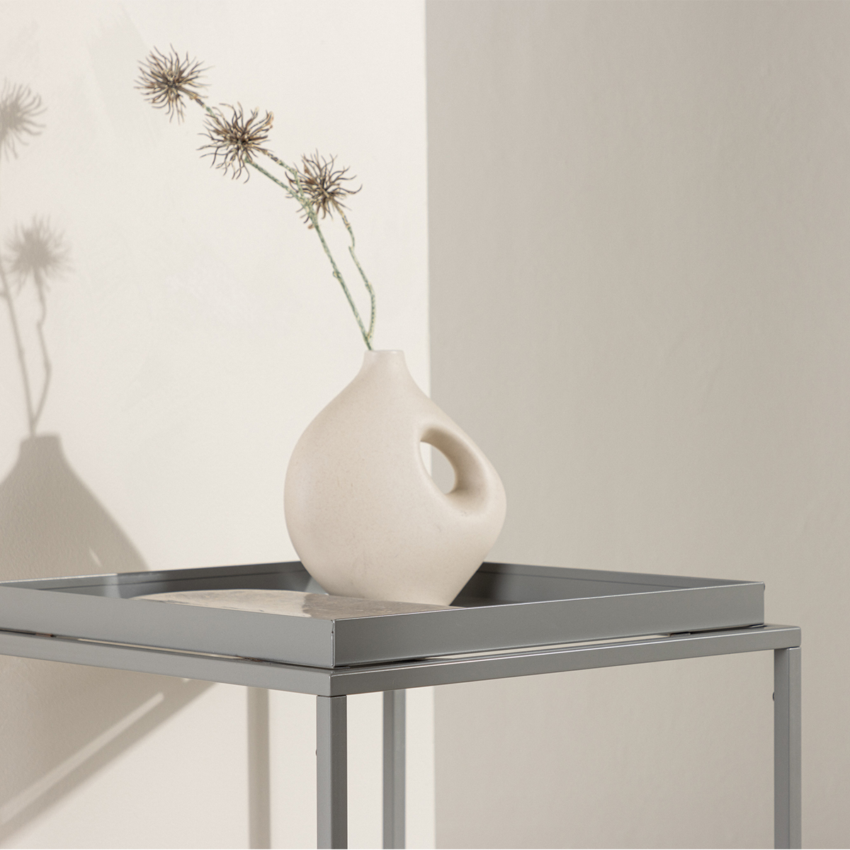 Metalen bijzettafel Ferre - 45 x 45 cm Zwart